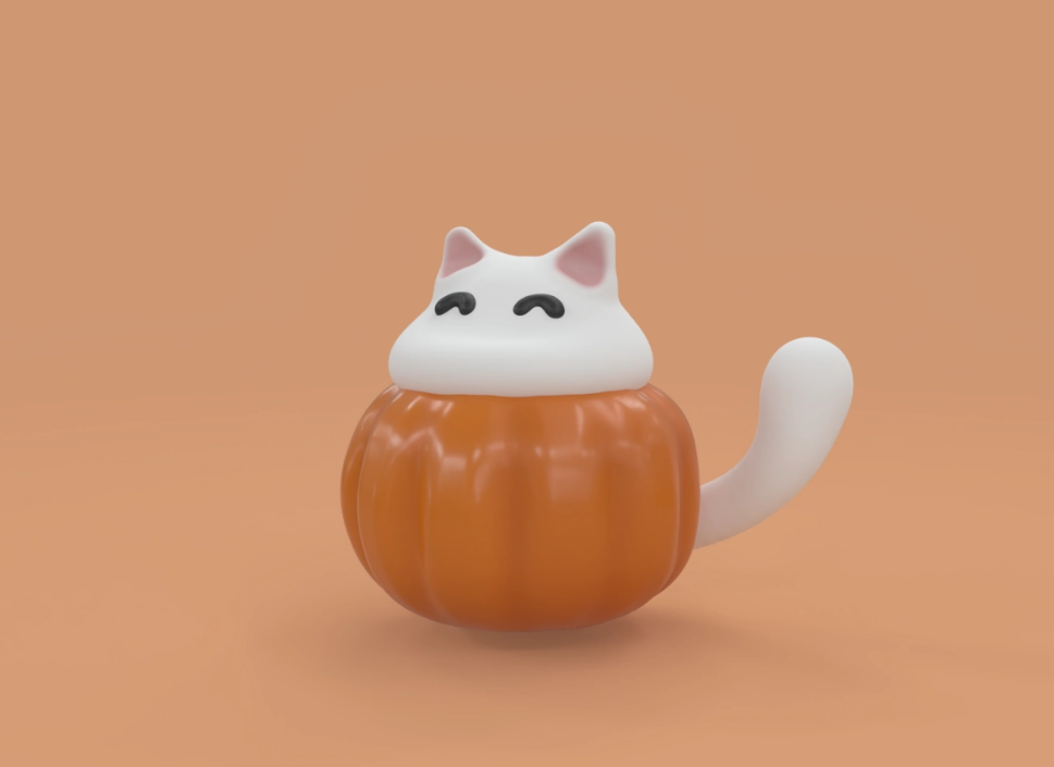 pumpkin cat