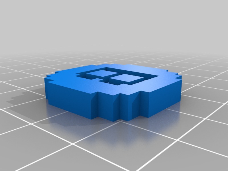 Miniatura 3 do modelo 3D 8-Bit Bitcoin