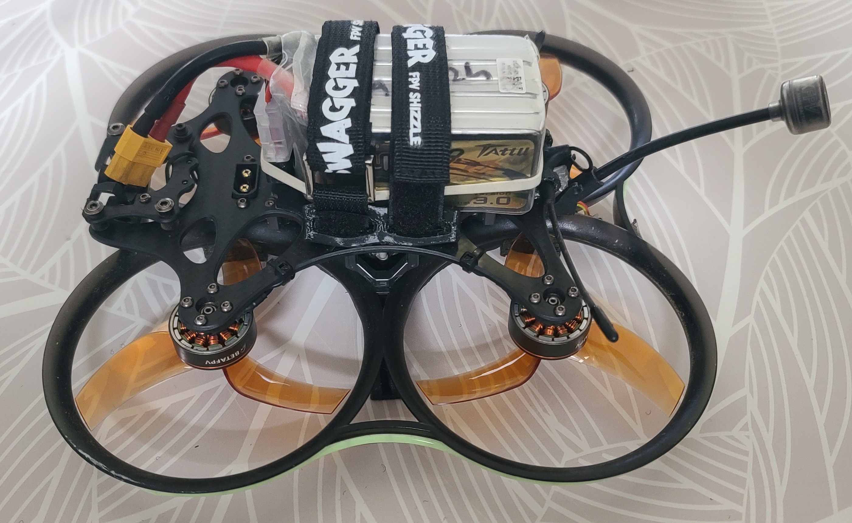 BetaFPV Pavo35 double strap battery holder