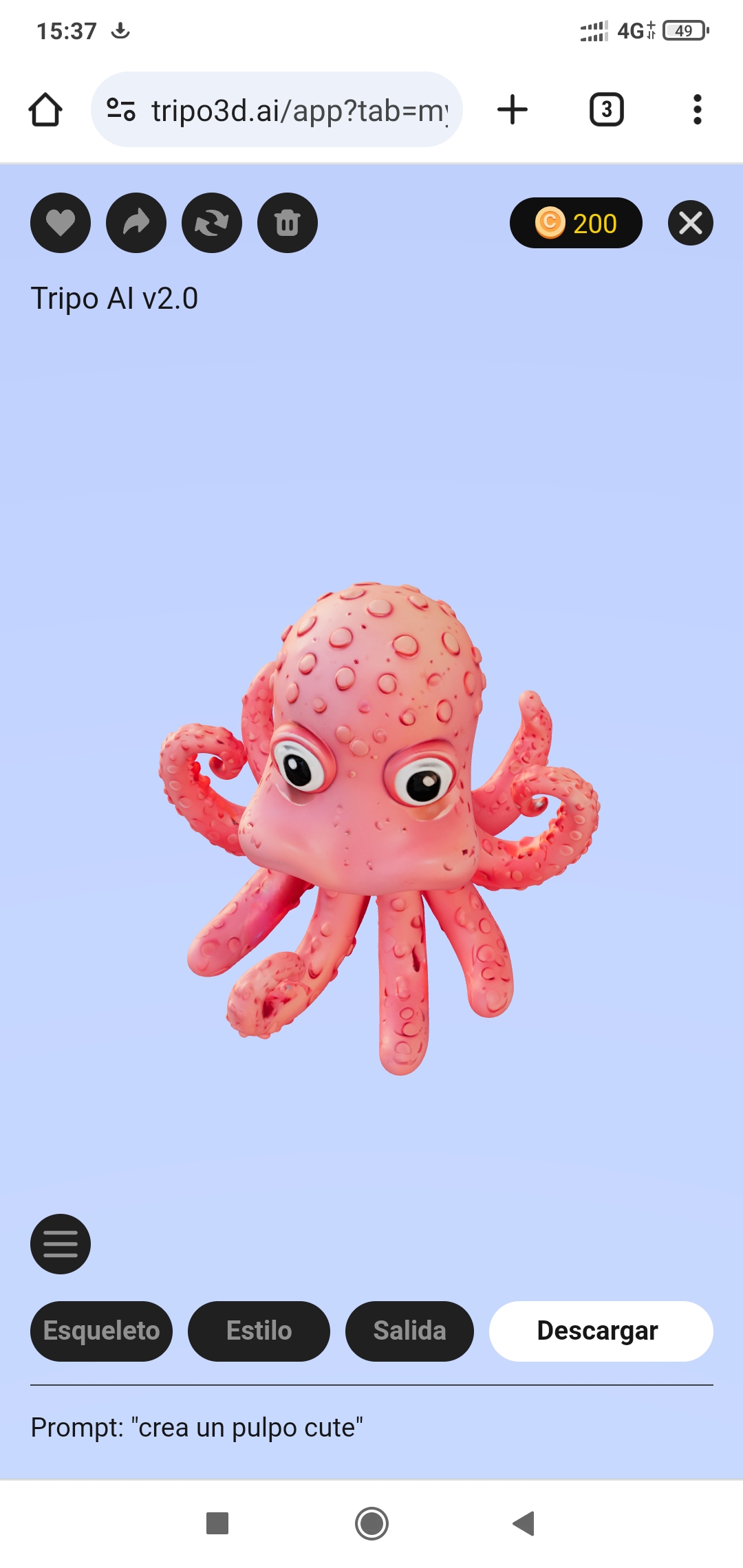 Pulpo feliz