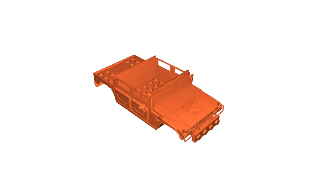 Lego Army Hummer H1 Taliban by Mgr. Pavel Krist | Download free STL ...