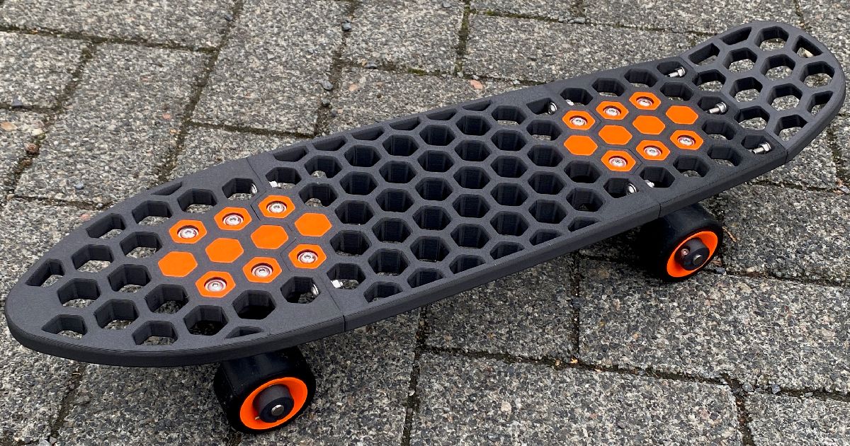 Skateboard MK2 (3d printed) by megalog_ | Download free STL model ...