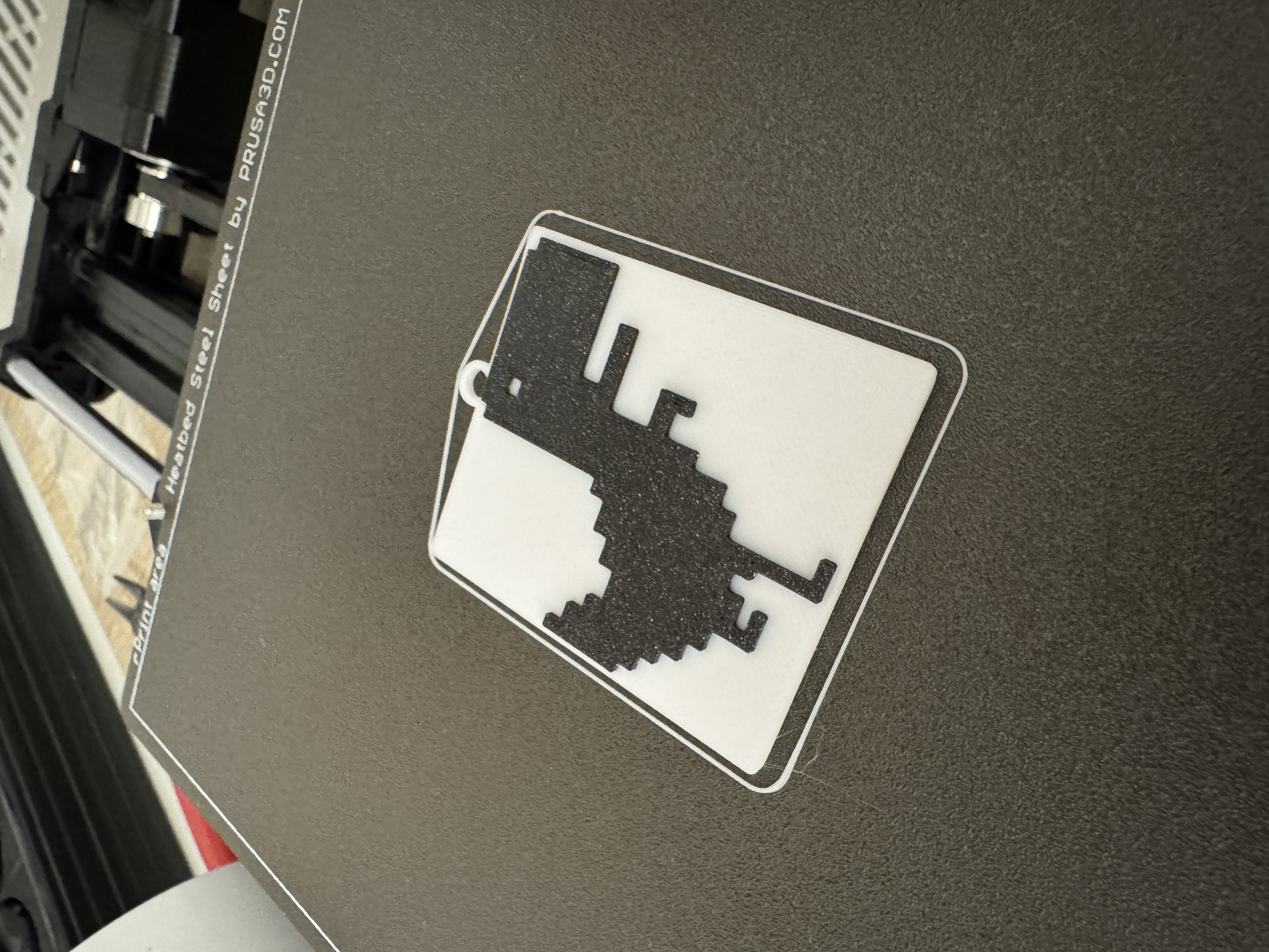 Google Chrome Dinosaur Keychain