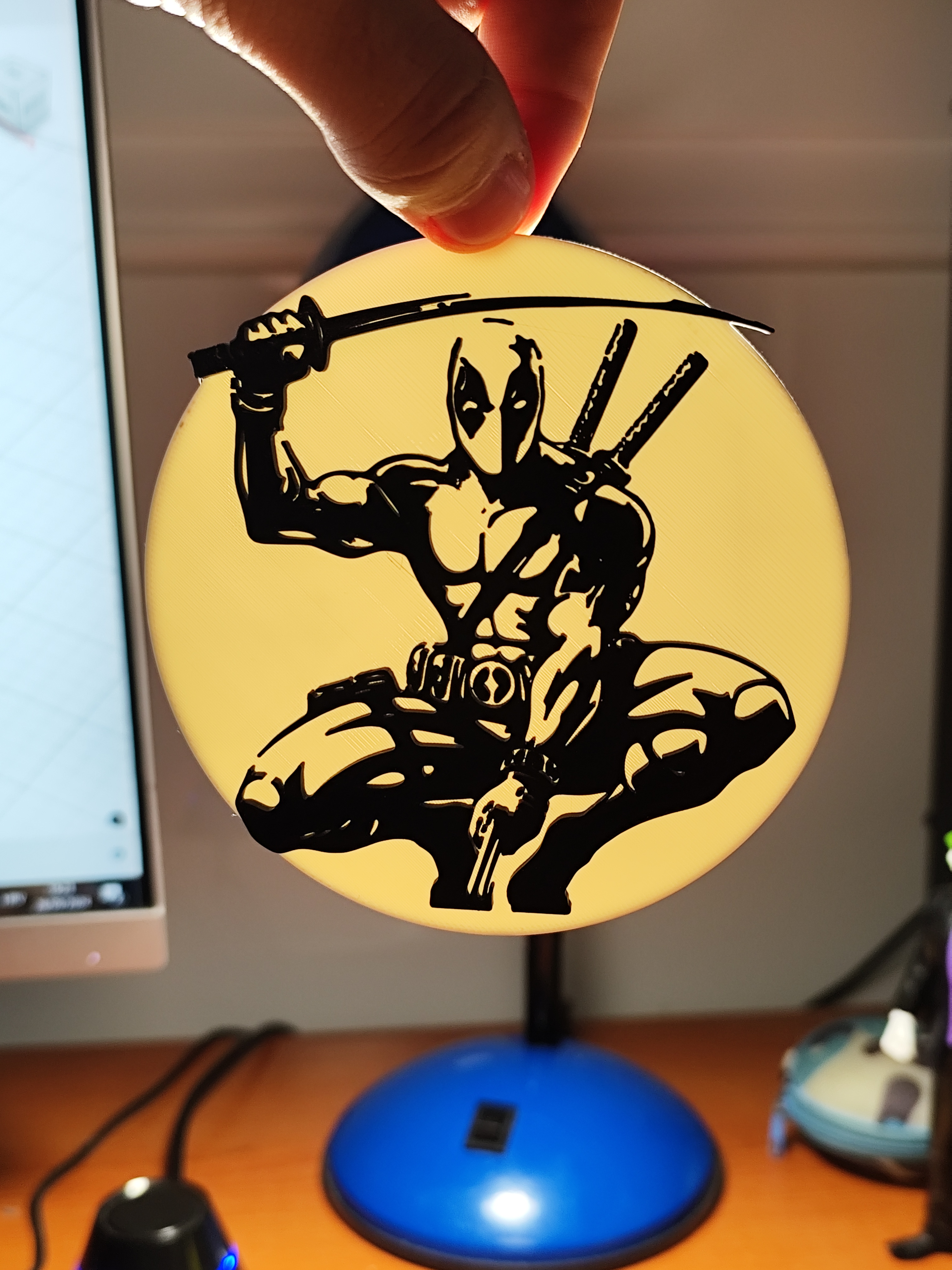 Deadpool Wall Art 2 color — miniatura 4