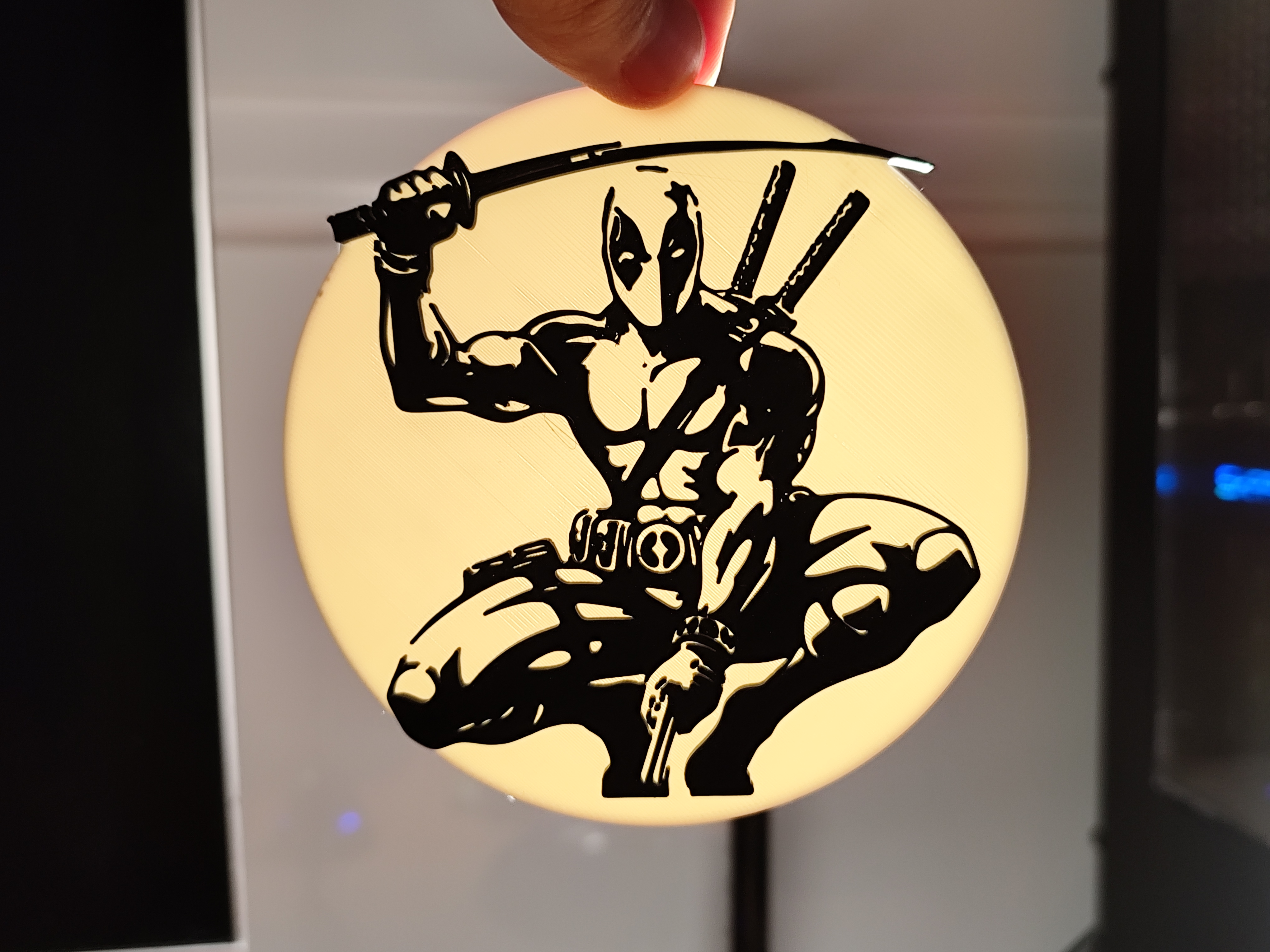 Deadpool Wall Art 2 color — miniatura 2