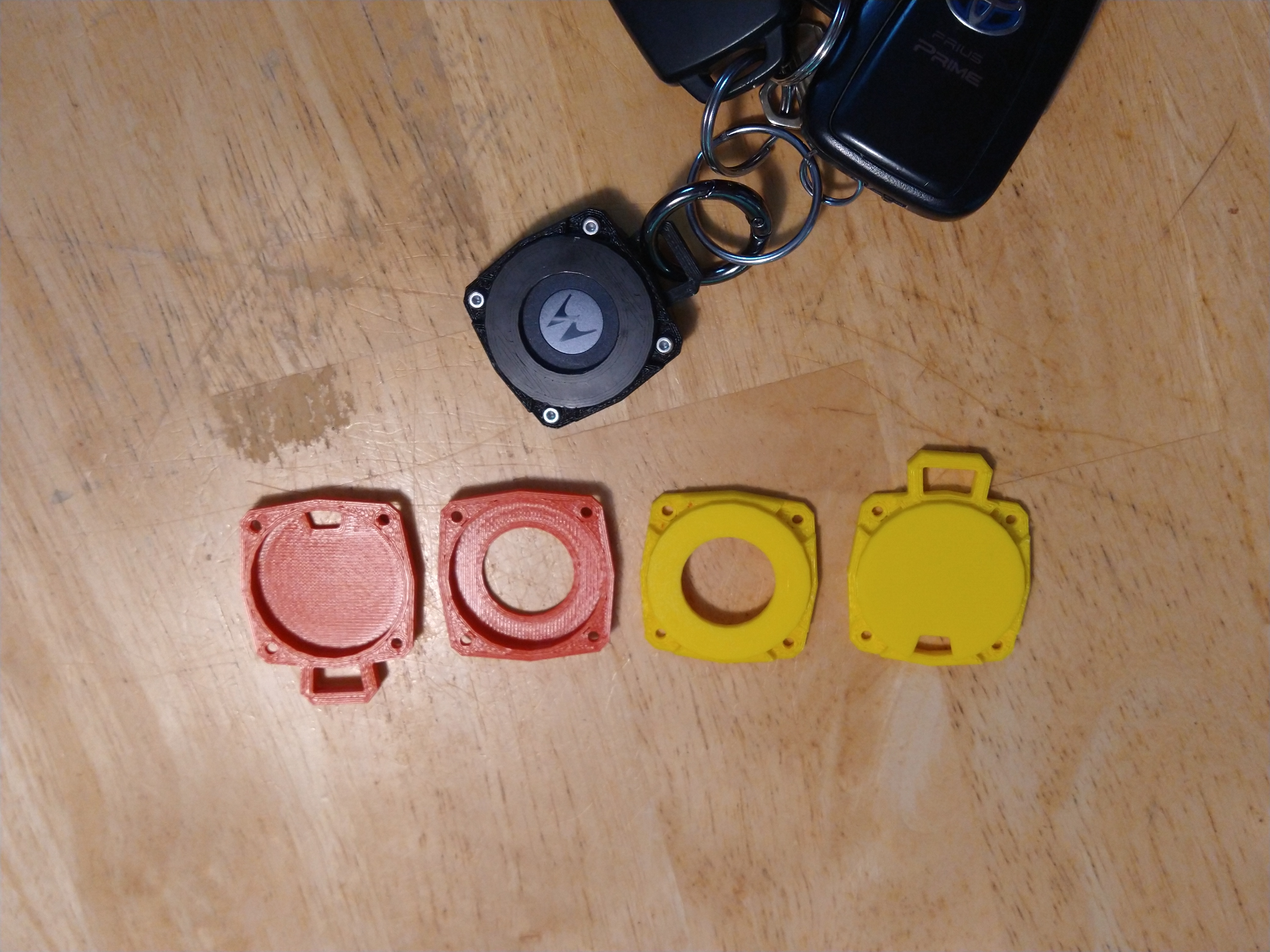 Moto tag holder
