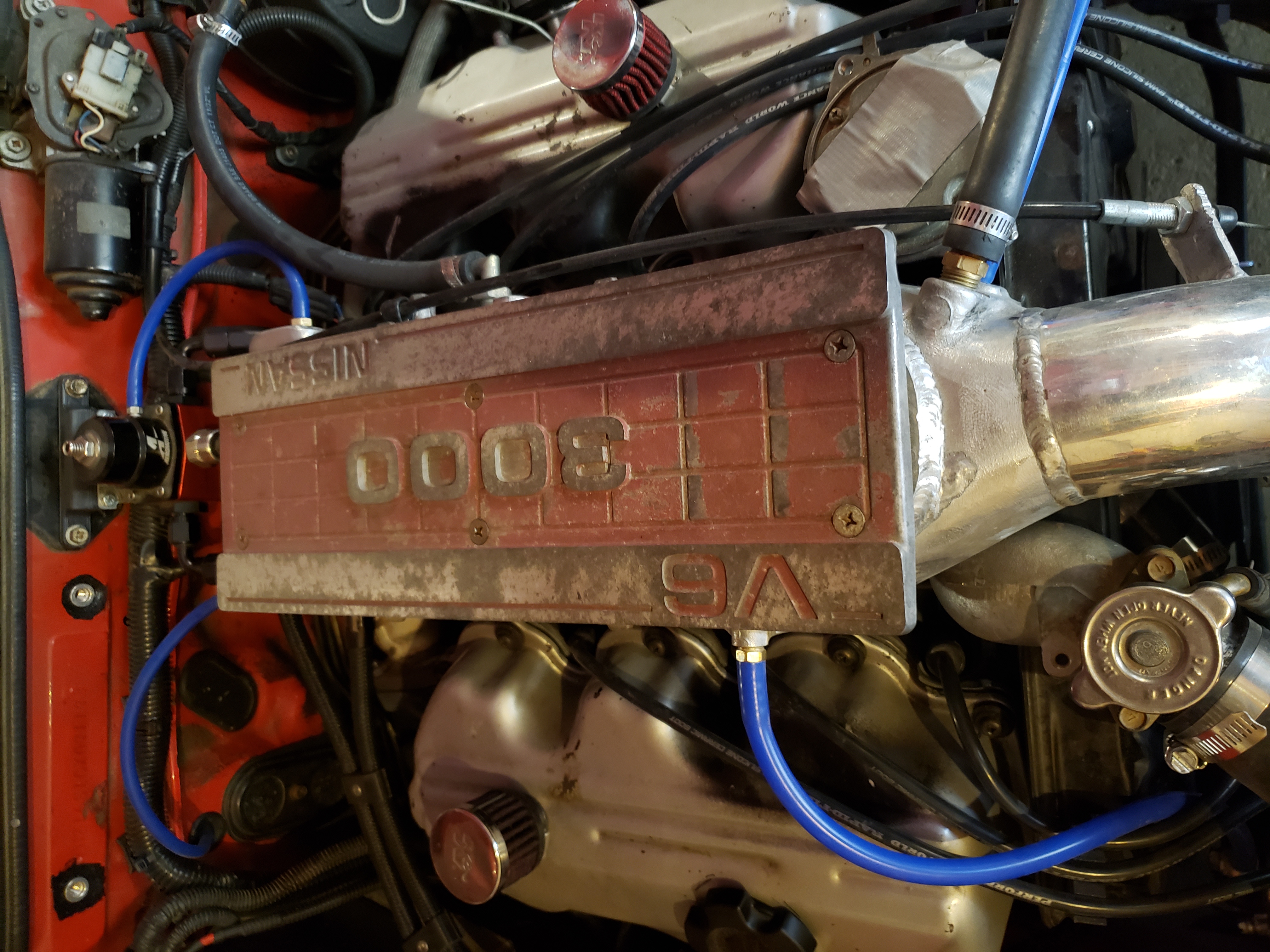 Z31 intake cover adaptor by Tyler Nield Download free STL model