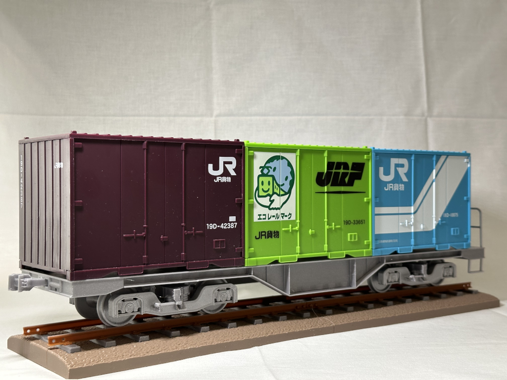 淡路屋JR貨物コンテナ弁当　コンテナ車/Flatbed Car Display for Awajiya Container Bento Boxes