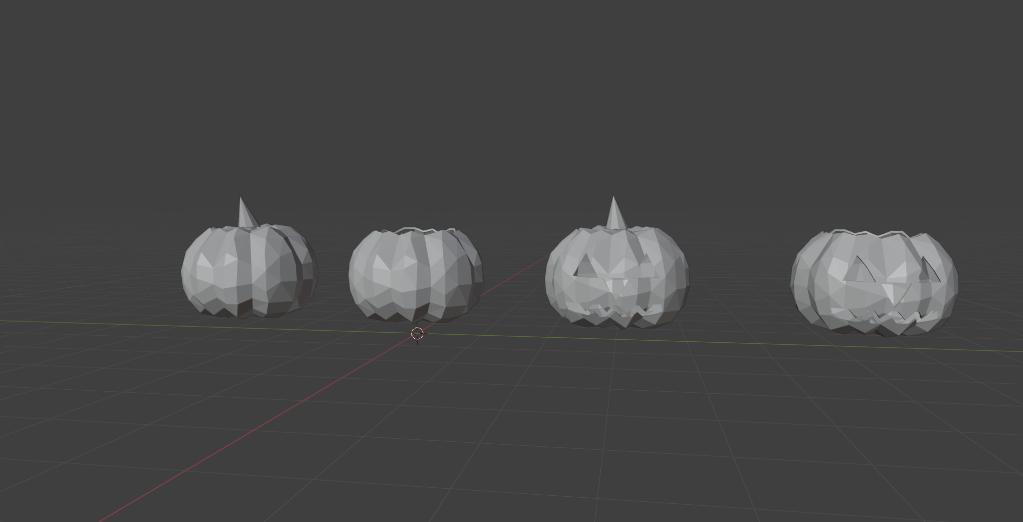 Lowpoly pumpkin