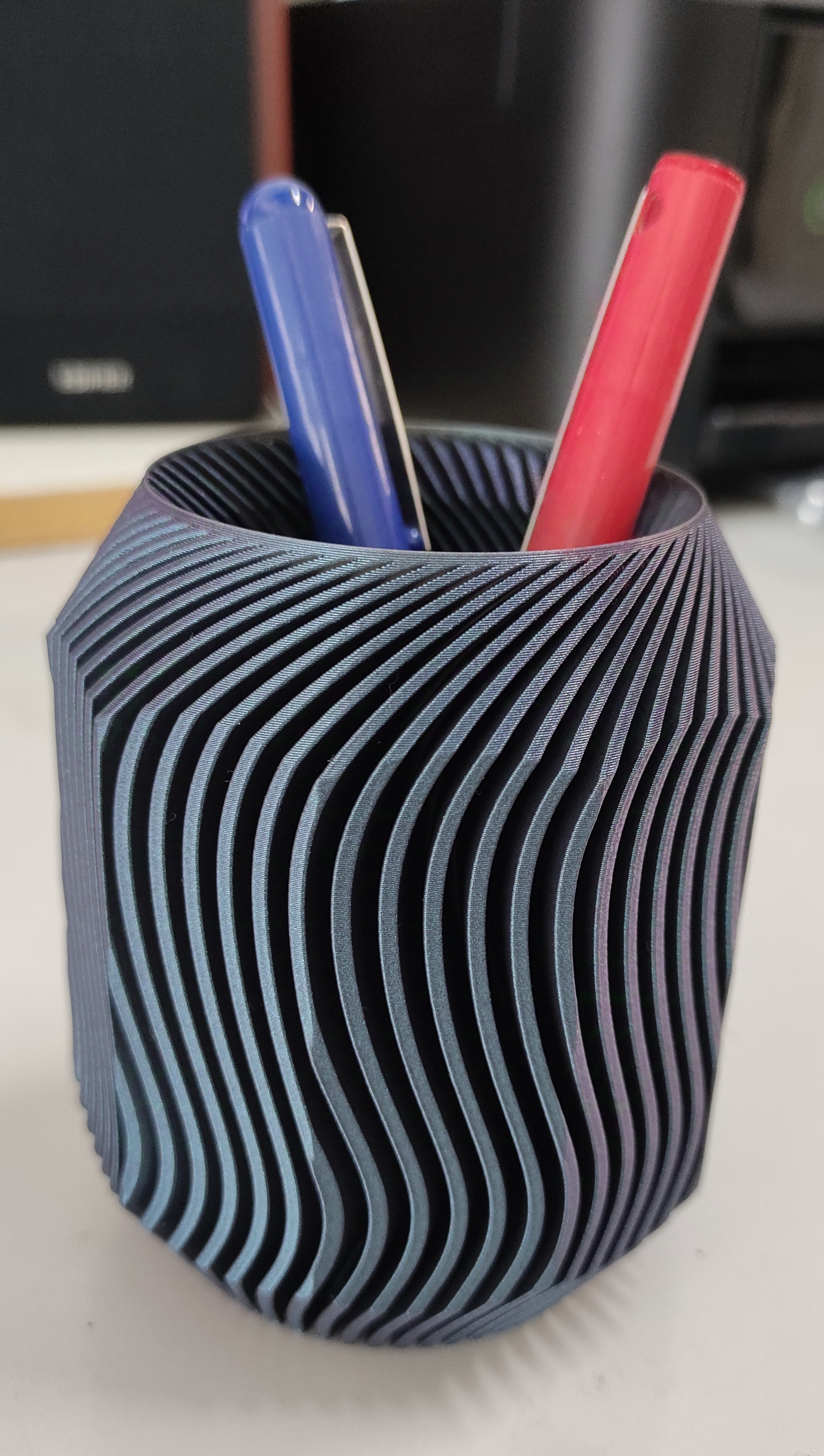Decagonal Pencil Vase Holder by prouting Download free STL model