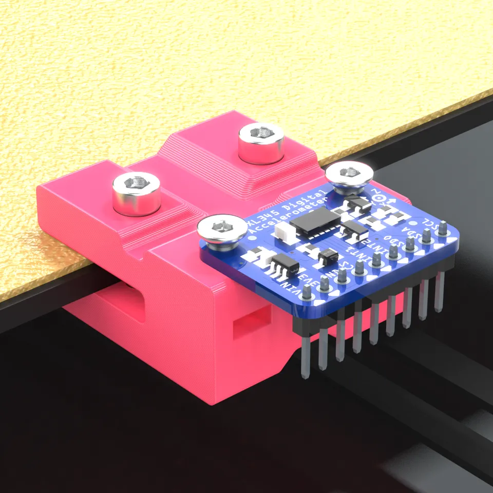 ADXL345 Accelerometer Bed Mount Clip by IEVO Design | Download