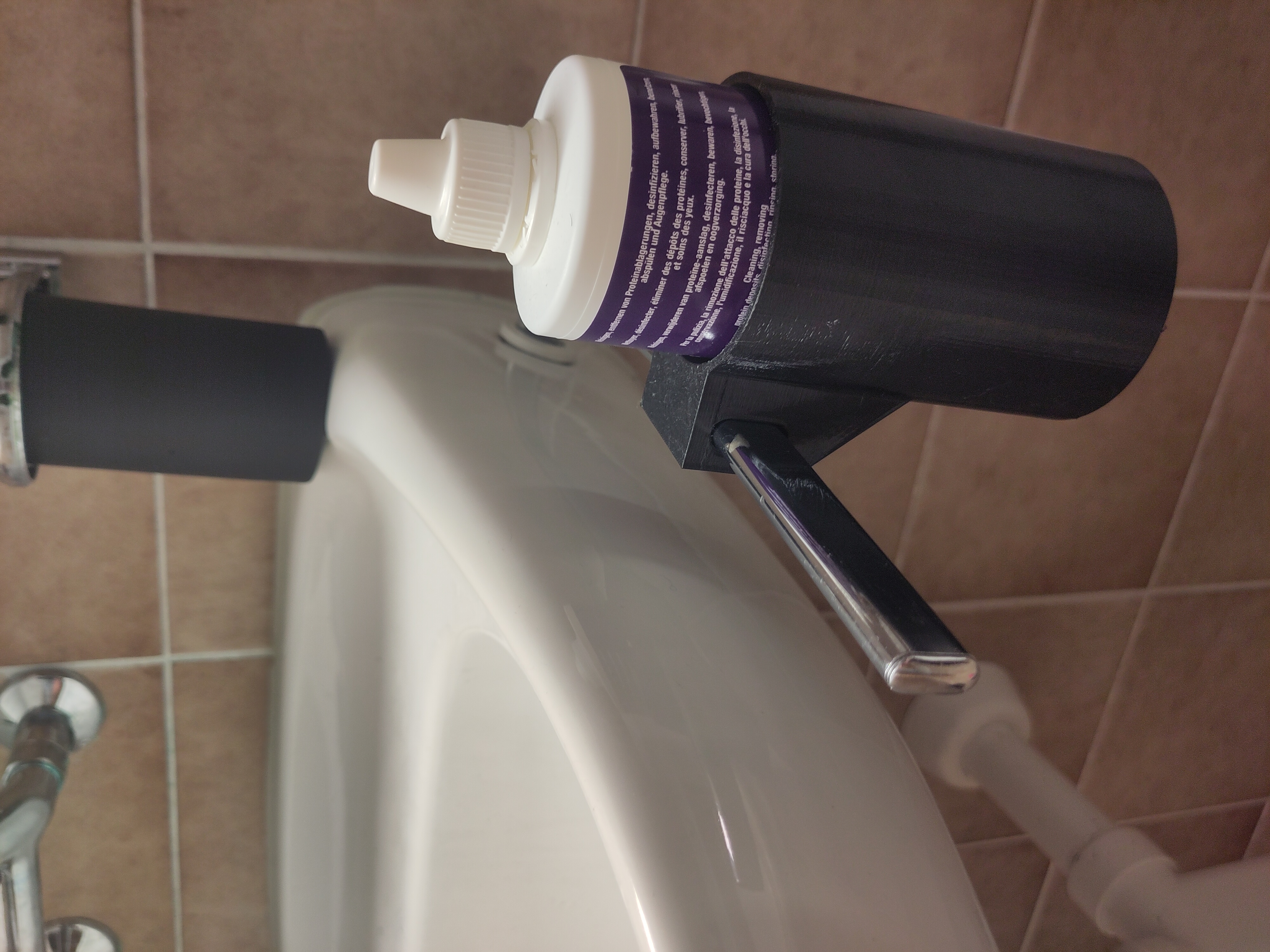 Bathroom Sink Contact Lens Solution Holder
