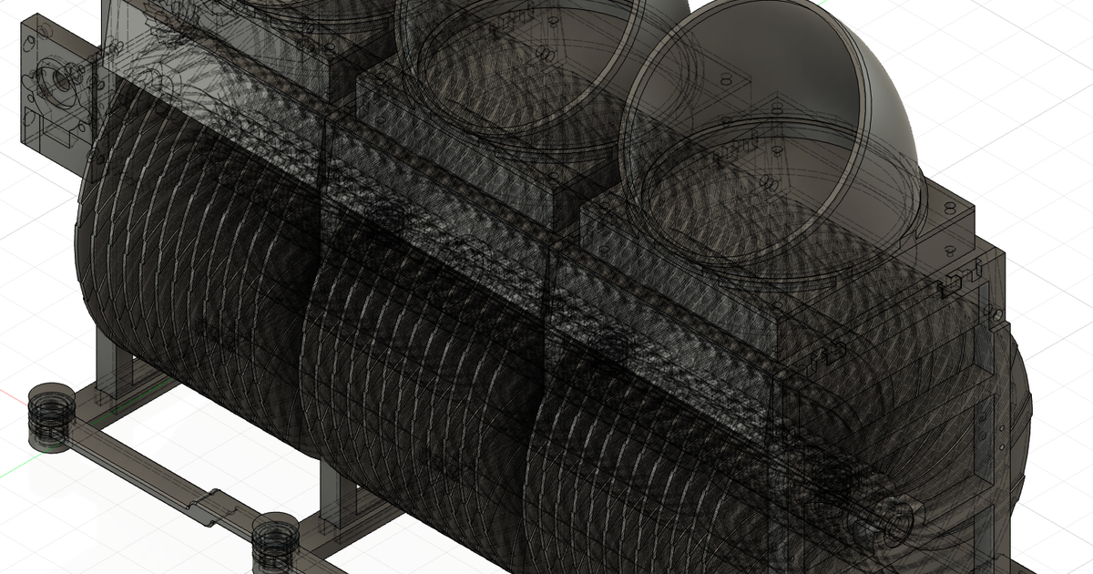 Air humidifier/air washer (expandable) by fkirill Download free STL