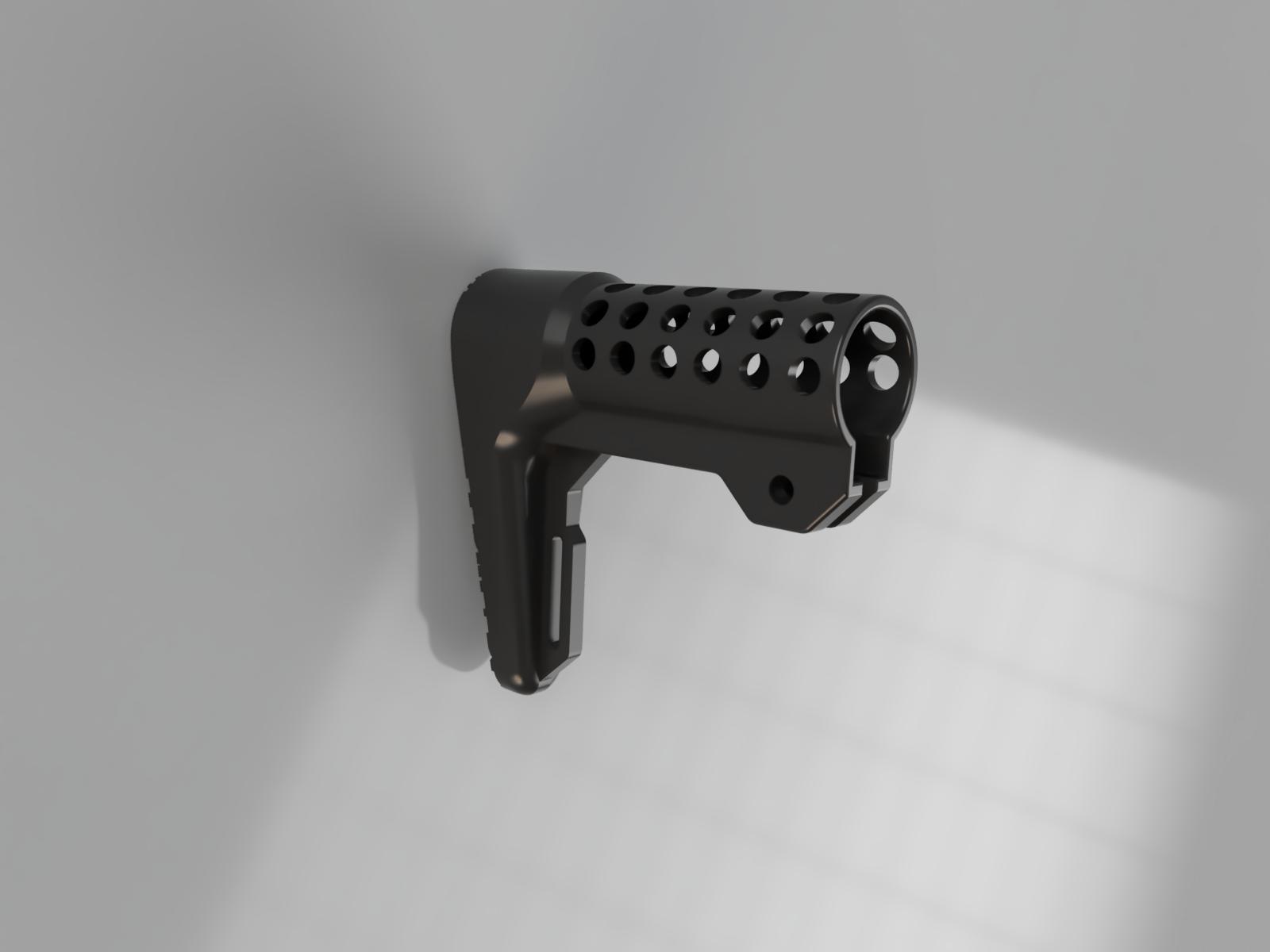 m4/ar15 KIT suppressor and stock (airsoft silencer/barrel cover) — thumbnail 2