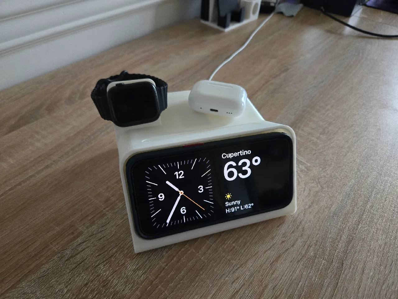 Case-Friendly iPhone Standby Dock with Watch Charger! by The ...