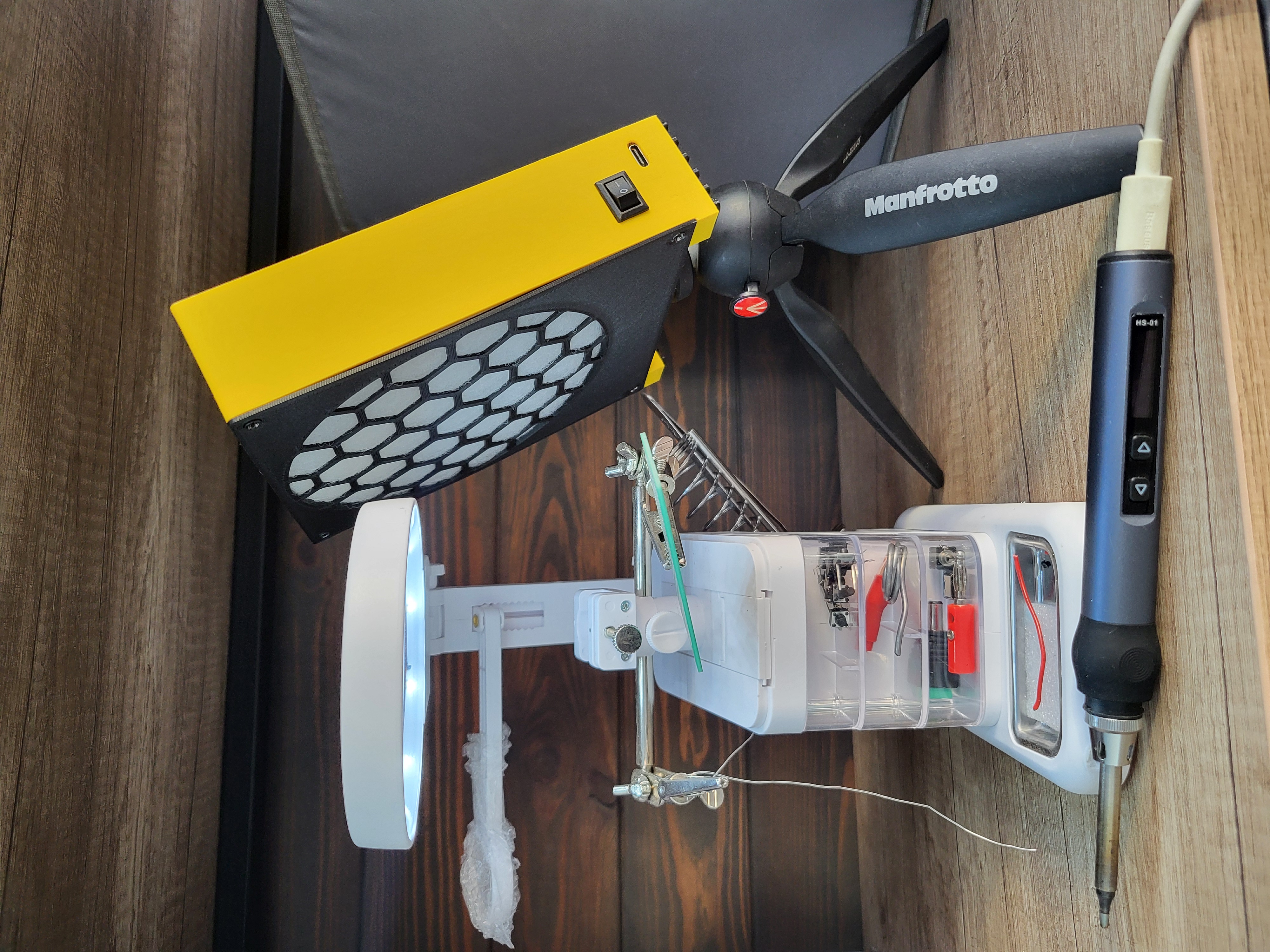 Battery/power bank/charger Solder Fume Extractor (air filter)