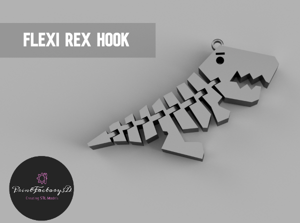 Flexi Rex Keychain