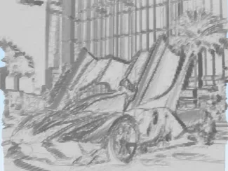 Super car 3D picture