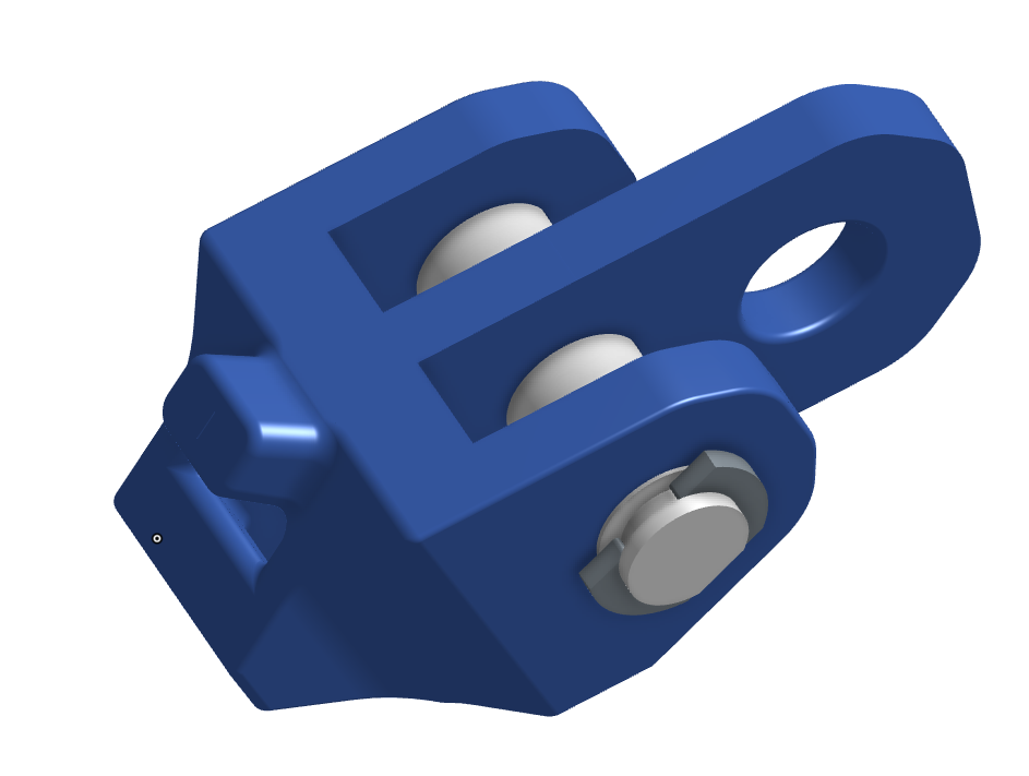 Dual Pulley Sheave Block 100% Printable