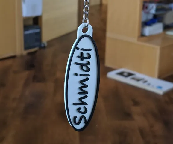 Keychain with NFC