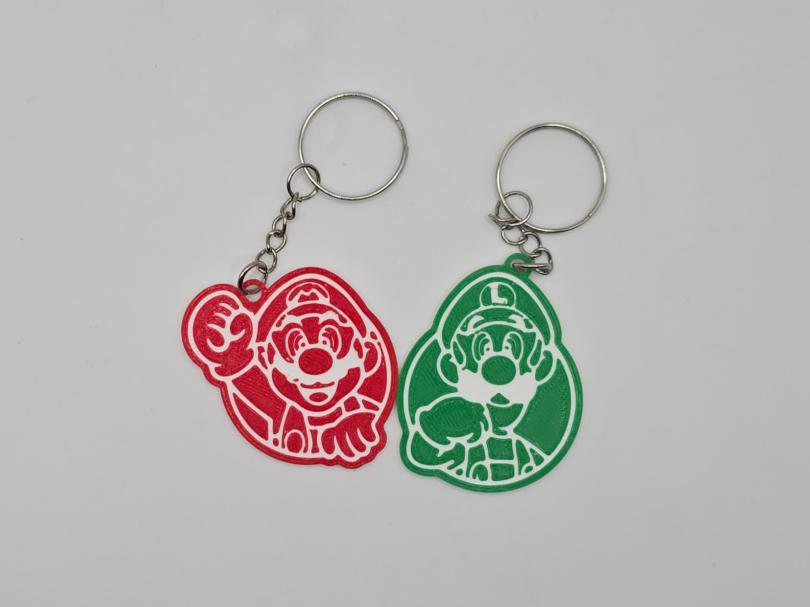 Super Mario and Luigi Set Keychain (Remix)