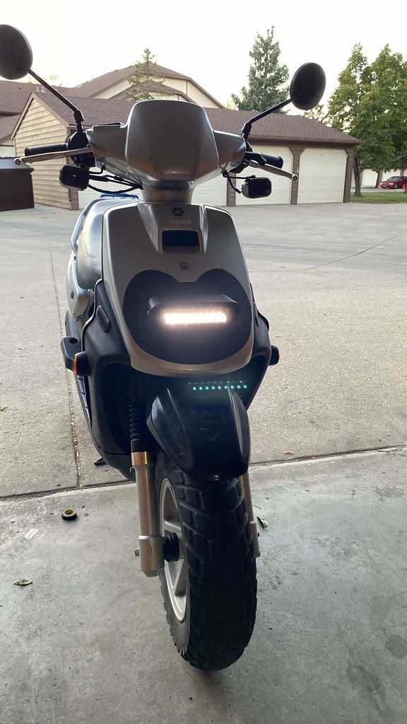 Yamaha Bugeye Zuma Headlight Conversion 6" LED Lightbar 2002-2011