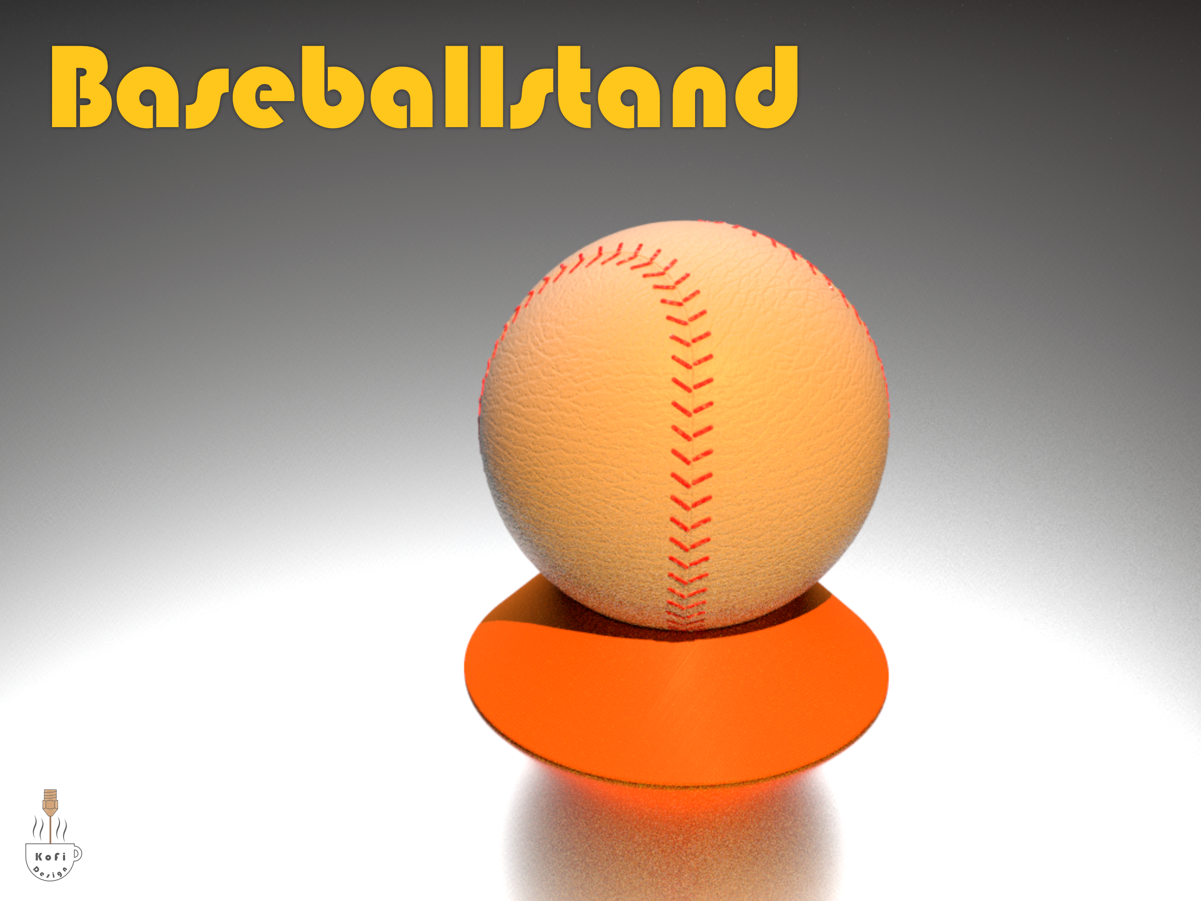 Baseball stand (also customized per MLB team)