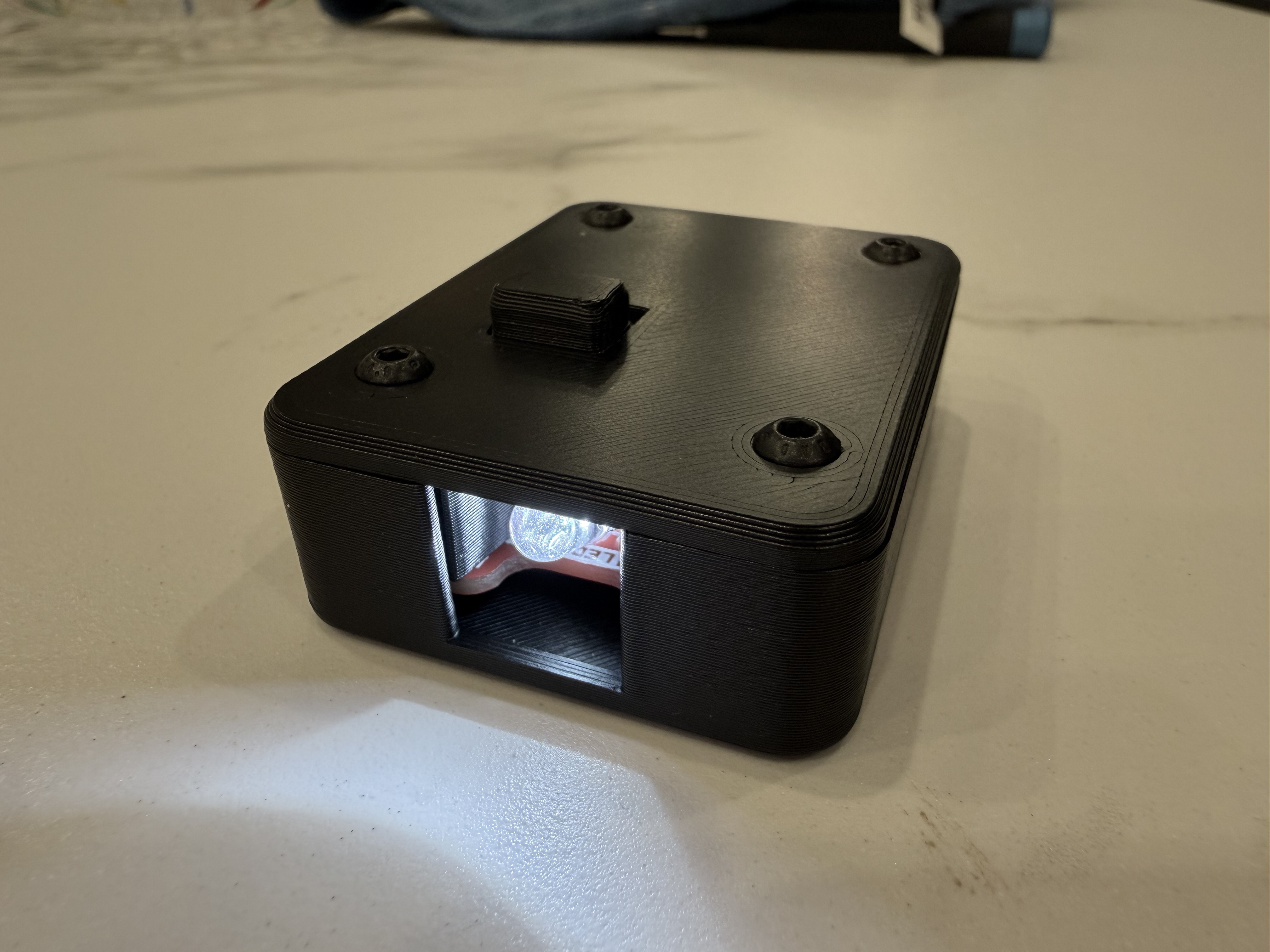 SparkFun Flashlight Case - Compact 3D Printed Enclosure with Button