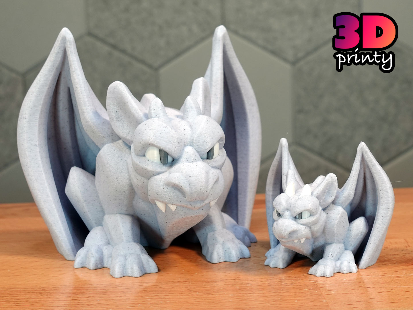 Mini Gargoyle - Sculptember Model #10 by 3D Printy | Download free STL ...