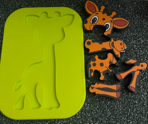 AMS - Giraffe - insert puzzle for kids - AMS version by ideat0m ...