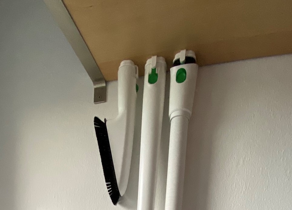 Vorwerk VK7 accessories wall holder with screw hole