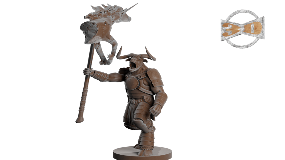 Minotaur with a Unicorn Maul
