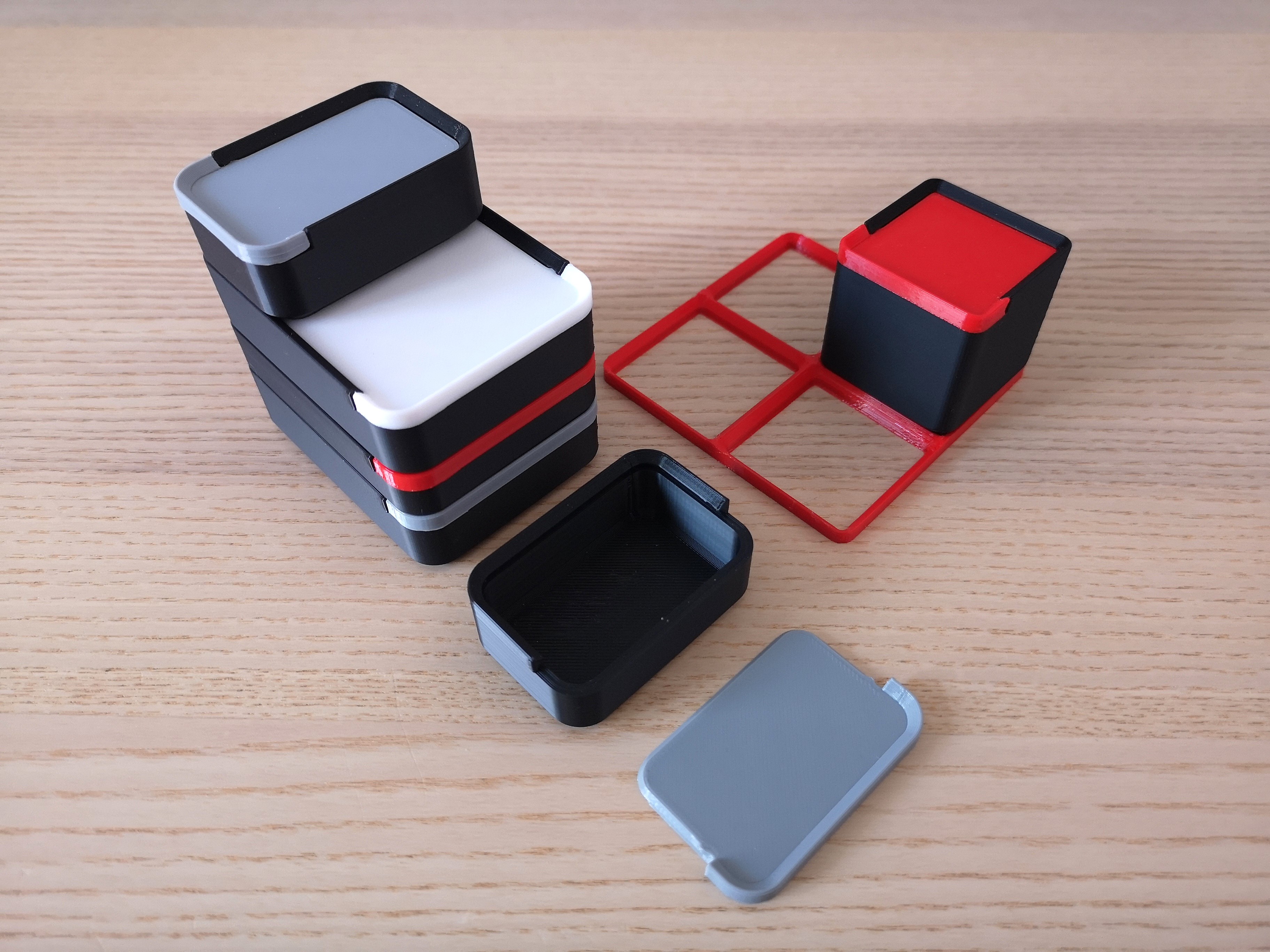 Stackable Custom Box (parametric) by steair Download free STL model