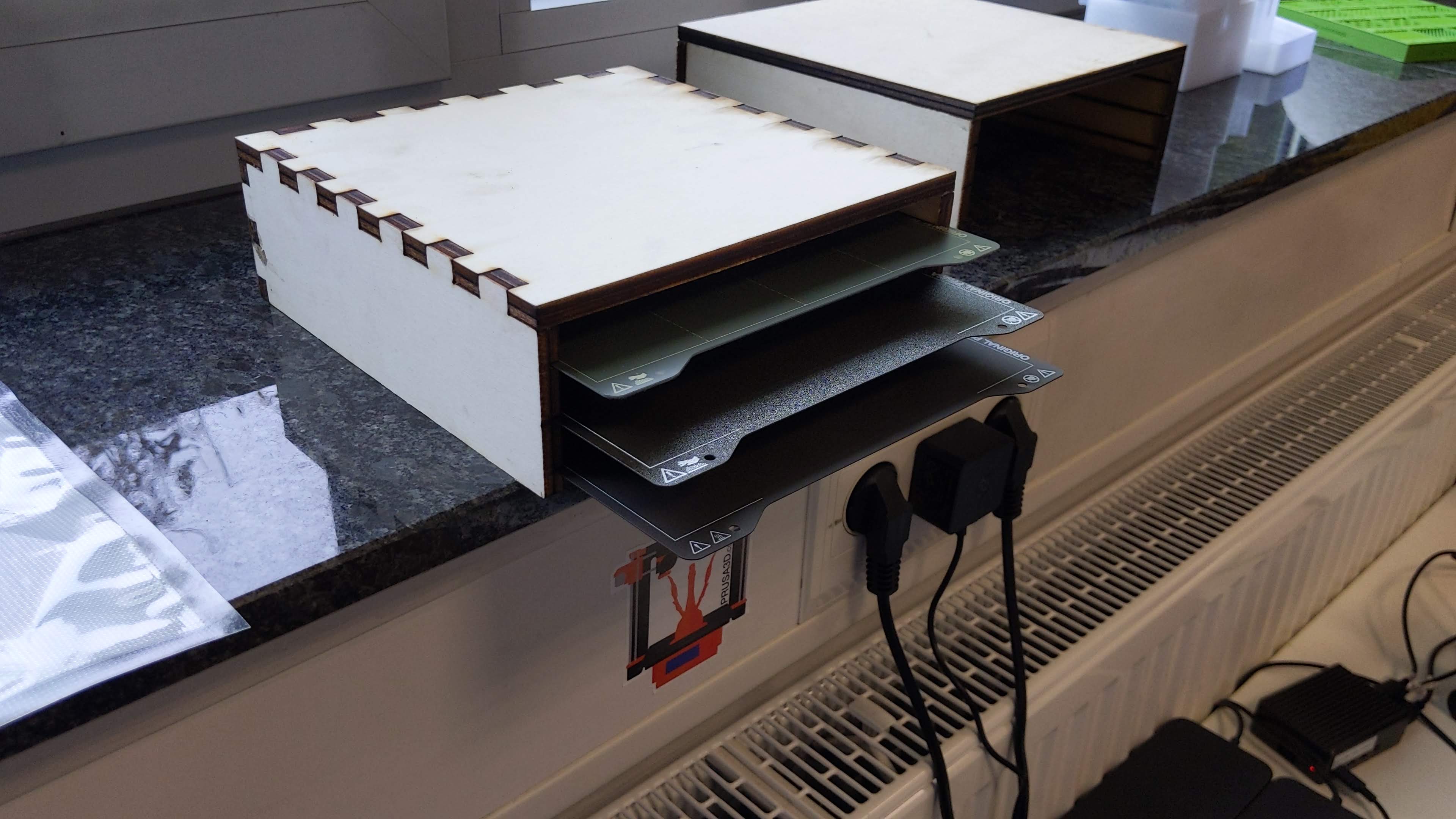 Wood Prusa Bed Holder by Max Siebenschläfer Download free STL model