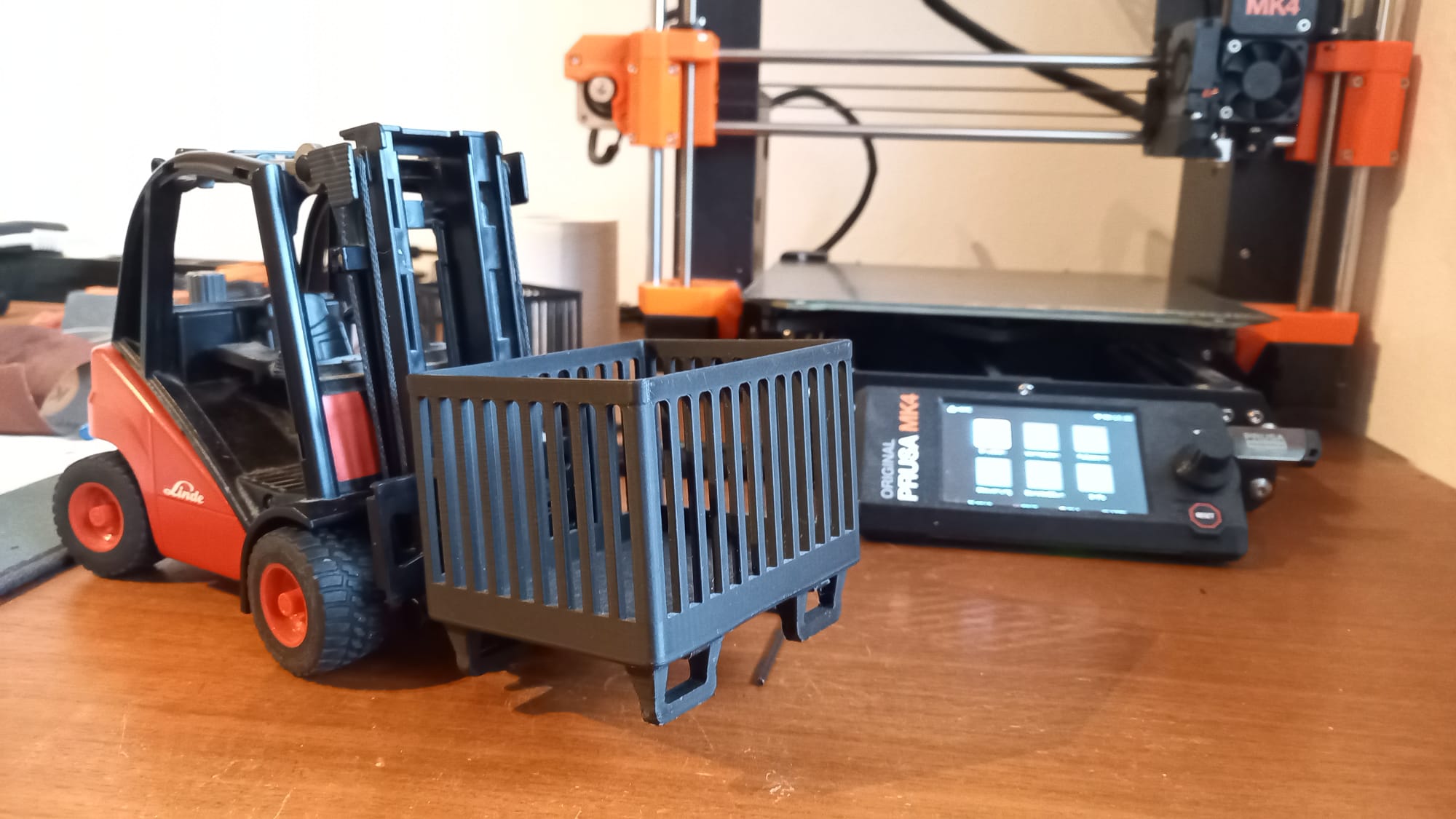 Storage Box for Forklift Toys