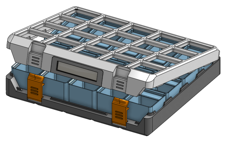 Modern Gridfinity Case - Parametric 5U version
