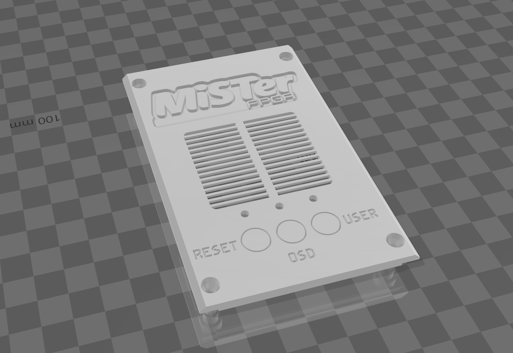 Modded Top for MiSTer Pi case V2 Taki Udon Mega Pack version