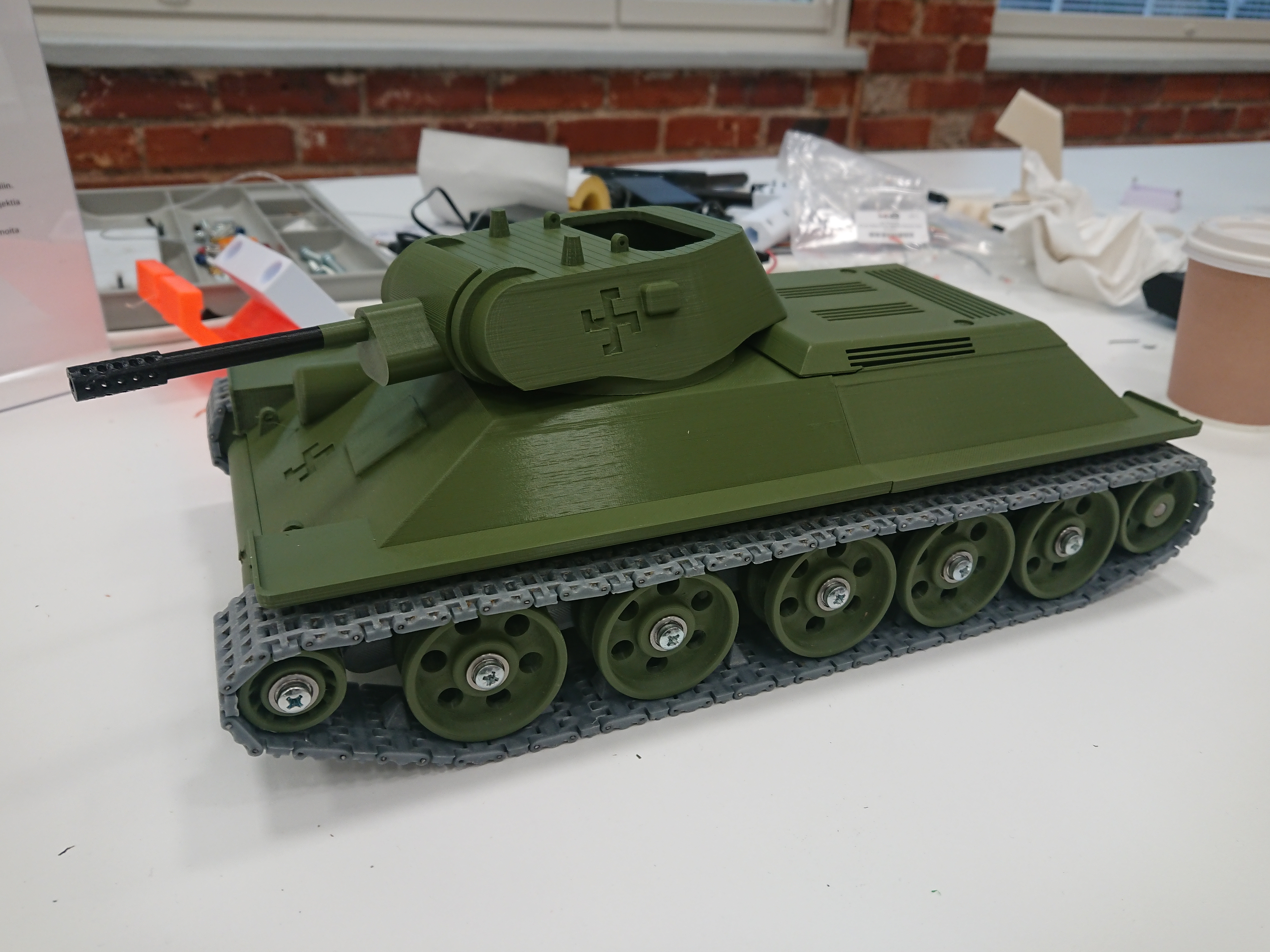 RC Tank T-34 PS. 231-1 Part 4 Turret