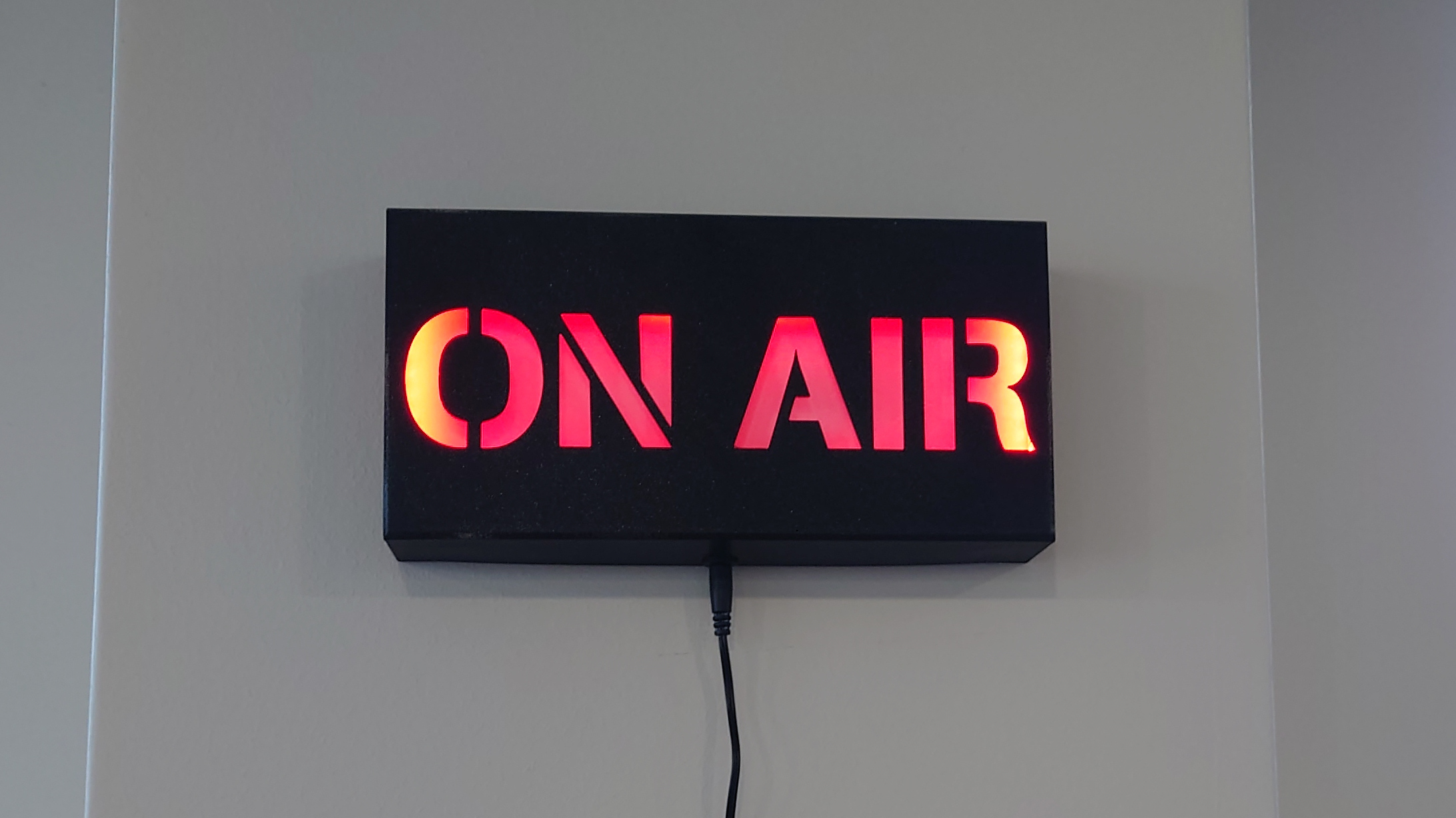 WiFi "ON AIR" sign