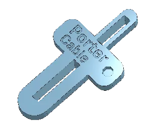 Dovetail Marking template for Porter Cable jig