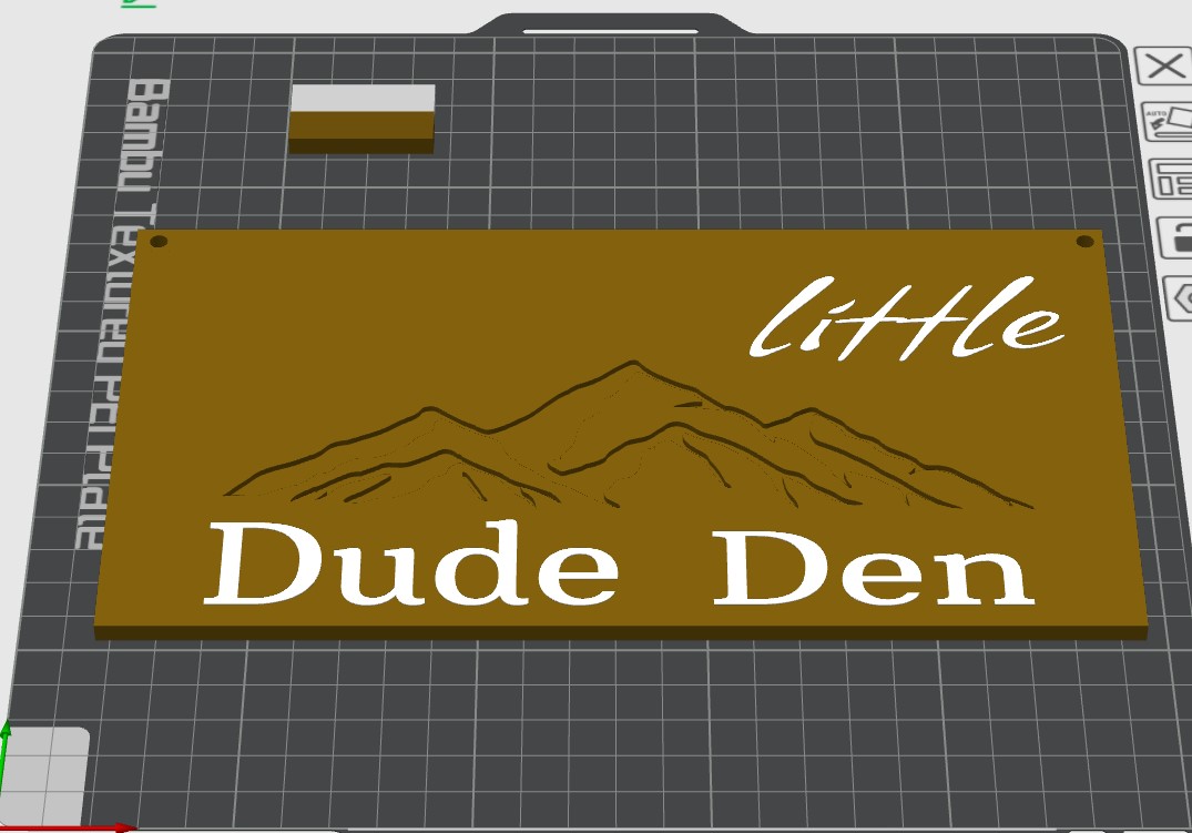 Axel's Little Dude Den + Little Dude Den with Blank Spot For Name