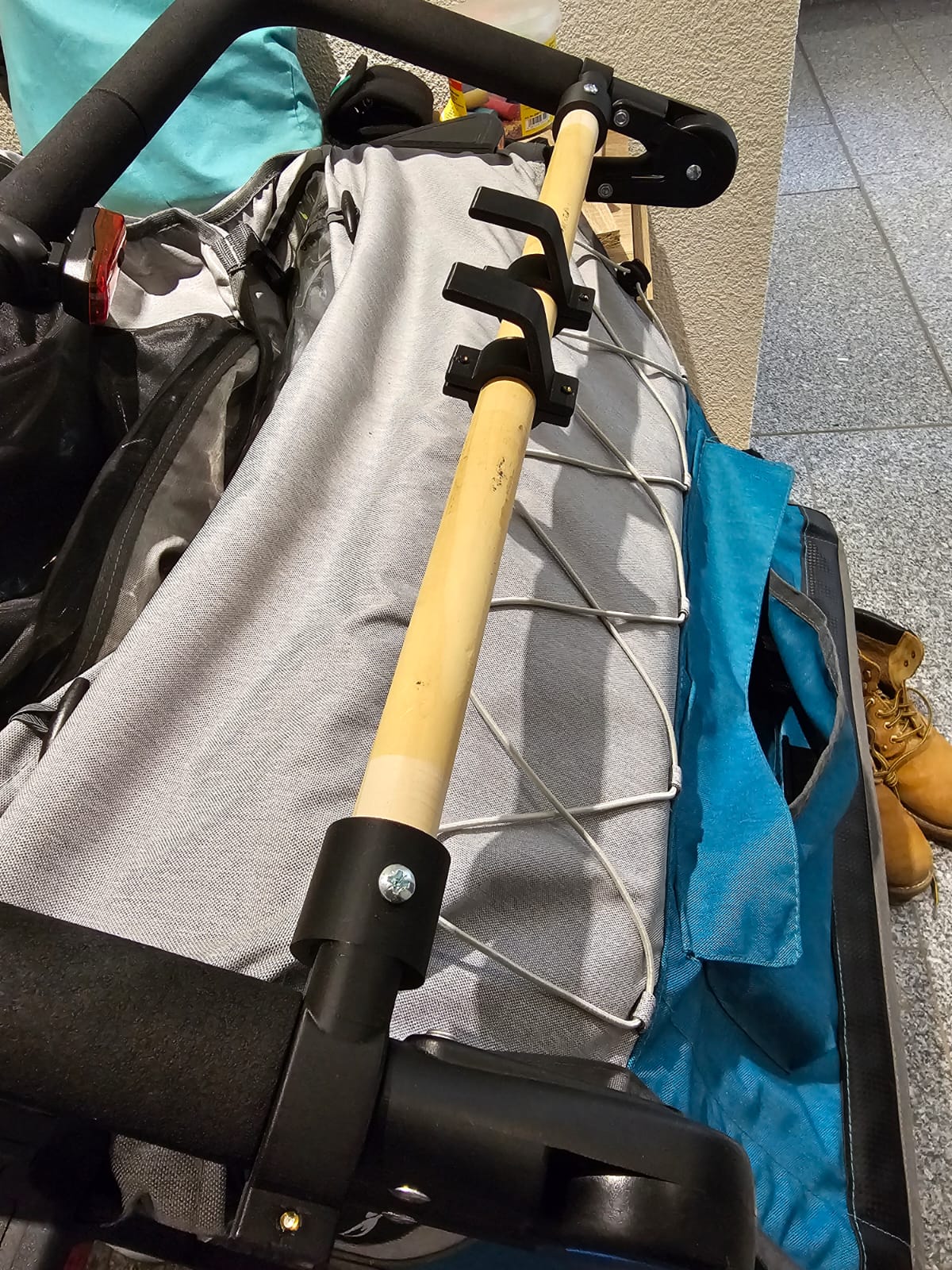 Kinder Fahradhalter Für Qeridoo Fahrradanhänger