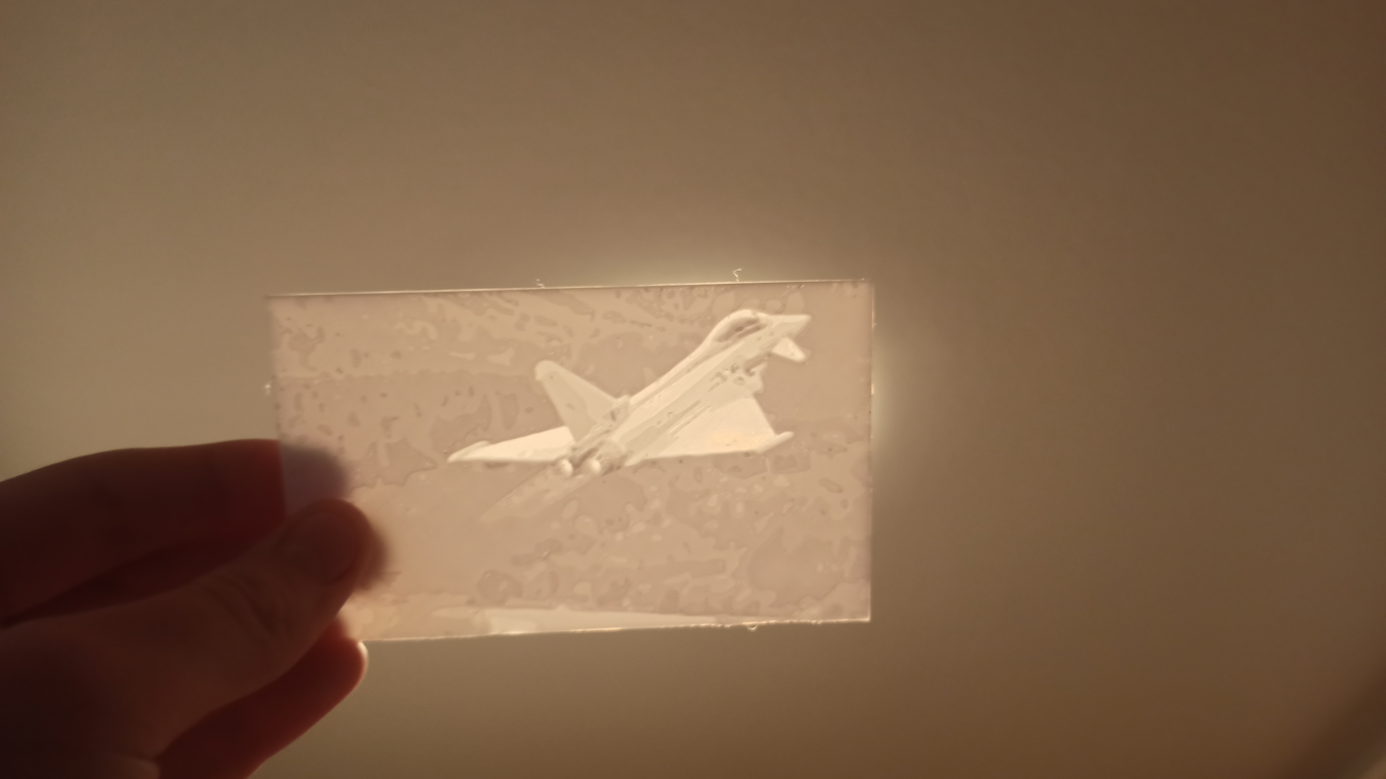 Eurofighter Typhoon 2000 lithophane