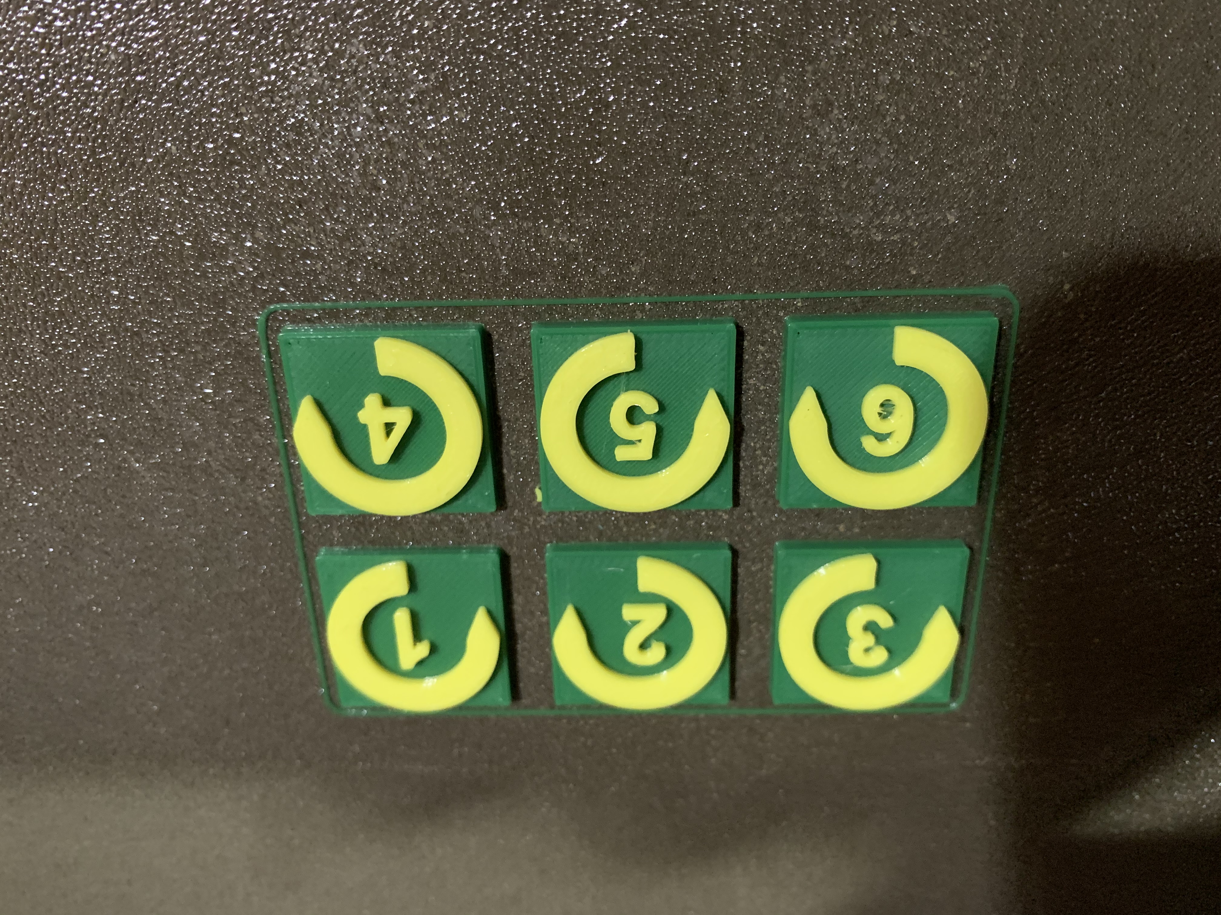 Hex Drone 6 Arm Identifiers by KevinWRay Download free STL model