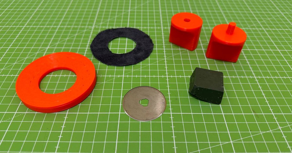 Rotary Blade Buffing Jig by Priya Singh Download free STL model