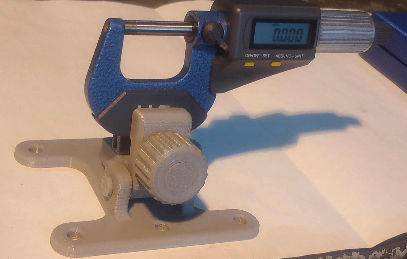 Micrometer rack