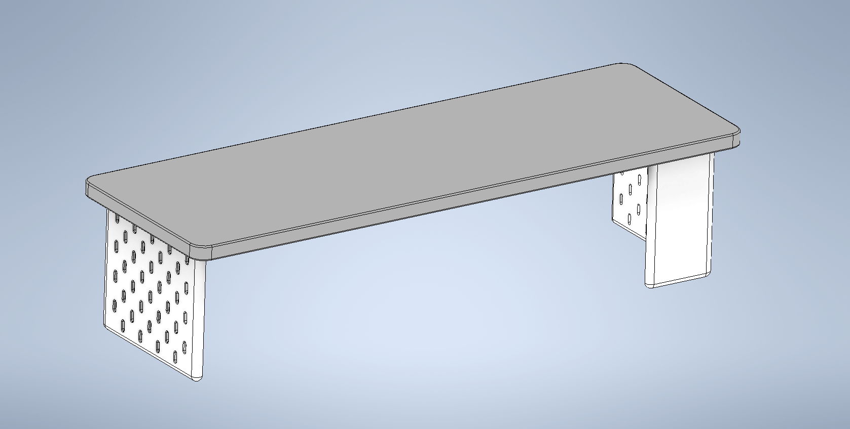 FlexiStand - Modular monitor stand  IKEA SKÅDIS Version