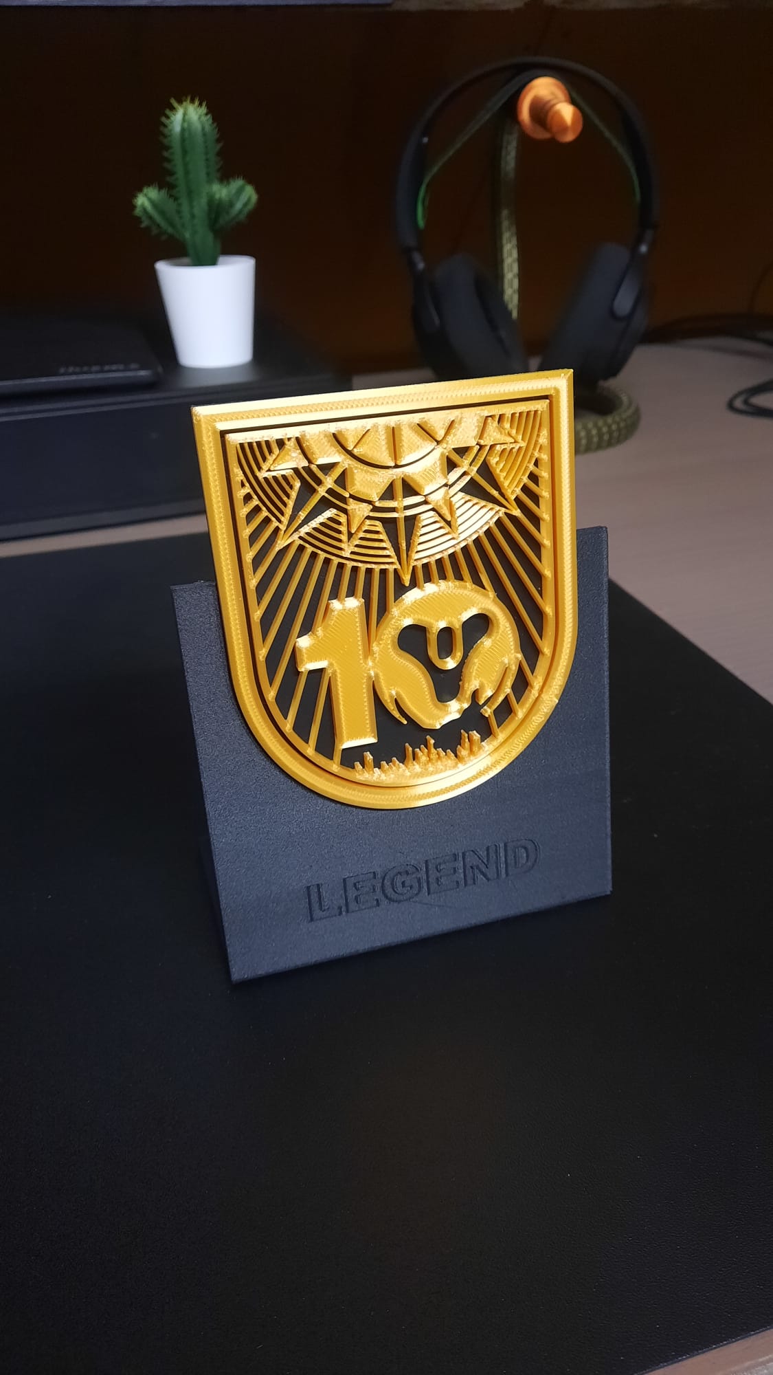 3D Printed Destiny 2 Legend Seal - Premium Display with Personalization