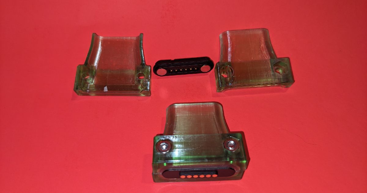 Pogo Pin Connector Housings by John Silvia Download free STL