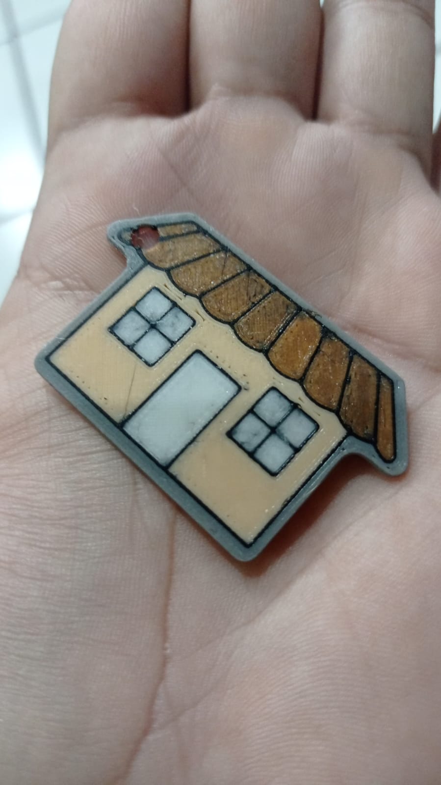 Miniatura 5 do modelo 3D Key Ring HOUSE